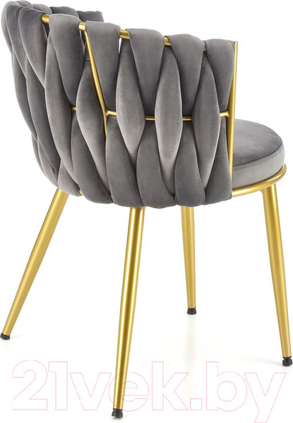 Изображение товара Стул Halmar K517 (серый/золотой)