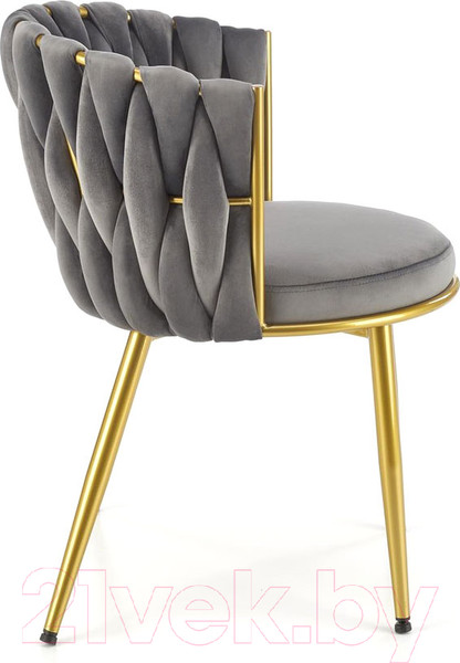 Изображение товара Стул Halmar K517 (серый/золотой)