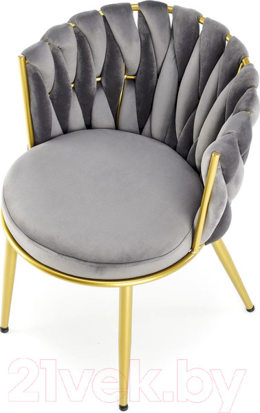 Изображение товара Стул Halmar K517 (серый/золотой)