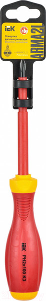 Изображение товара Отвертка IEK A2L3-SC30-K3-PH-20-100