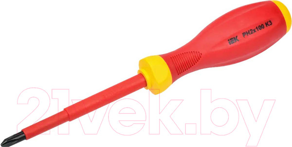 Изображение товара Отвертка IEK A2L3-SC30-K3-PH-20-100