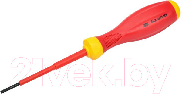 Изображение товара Отвертка IEK A2L3-SC30-K3-SL-25-075