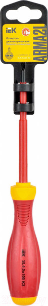 Изображение товара Отвертка IEK A2L3-SC30-K3-SL-40-100