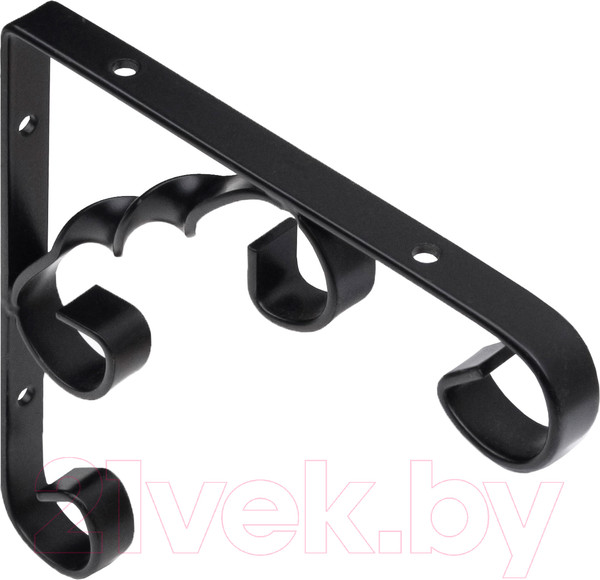 Изображение товара Полкодержатель AKS Arfa 150x150x13x2.5 (черный)