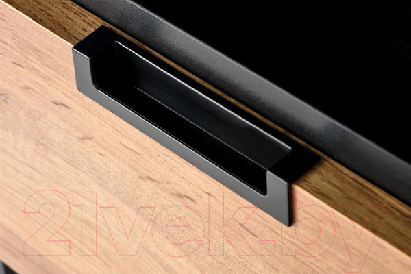 Изображение товара Прикроватная тумба Halmar Silvia (дуб вотан/черный)