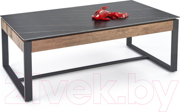 Изображение товара Журнальный столик Halmar Ramona / V-CH-RAMONA-LAW (черный мрамор/ореховый)