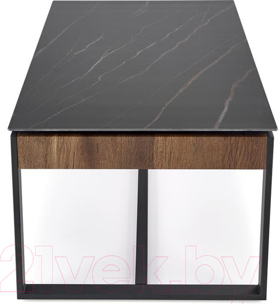 Изображение товара Журнальный столик Halmar Ramona / V-CH-RAMONA-LAW (черный мрамор/ореховый)
