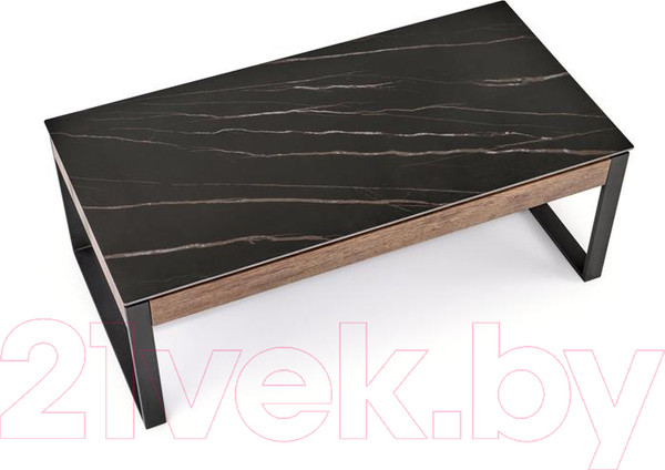 Изображение товара Журнальный столик Halmar Ramona / V-CH-RAMONA-LAW (черный мрамор/ореховый)