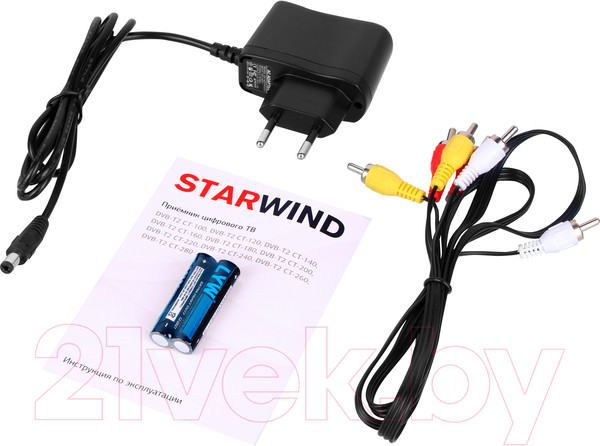 Изображение товара Тюнер цифрового телевидения StarWind CT-140