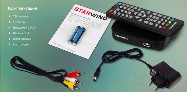 Изображение товара Тюнер цифрового телевидения StarWind CT-160