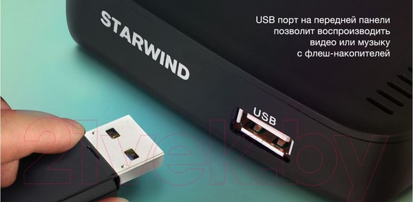 Изображение товара Тюнер цифрового телевидения StarWind CT-160