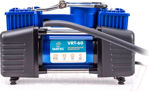 Изображение товара Автомобильный компрессор FoxWeld Varteg VRT 60 / 7214 (с набором аксессуаров)