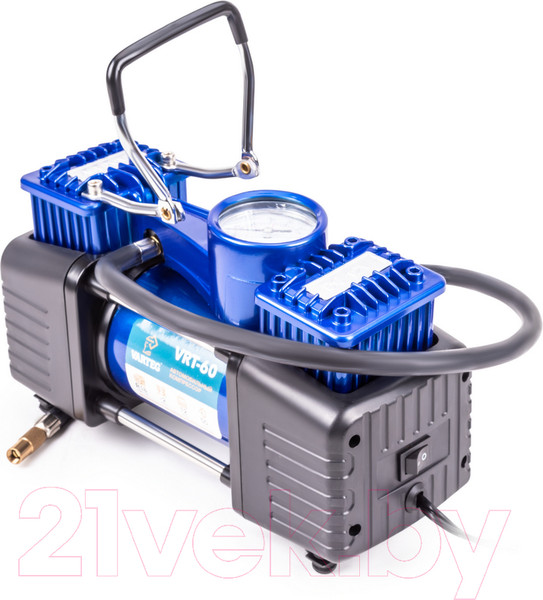 Изображение товара Автомобильный компрессор FoxWeld Varteg VRT 60 / 7214 (с набором аксессуаров)