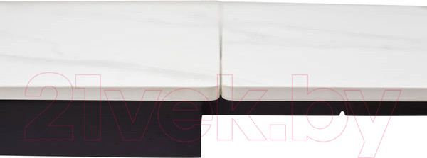 Изображение товара Обеденный стол M-City Livorno 180 Matt / 614M04282 (White Marble Solid Ceramic/Black)
