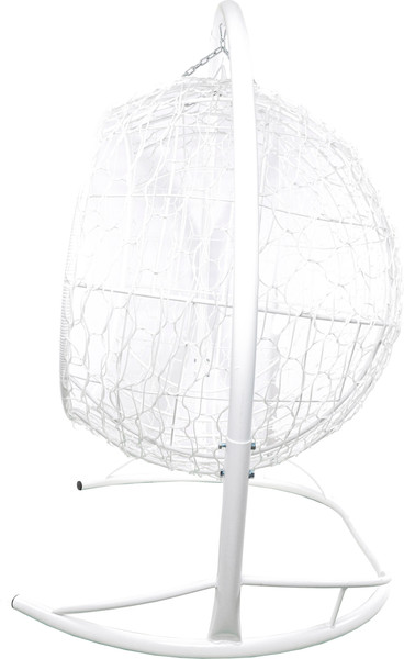 Изображение товара Диван подвесной M-Group Улей / 11210104 (белый ротанг/зеленая подушка)