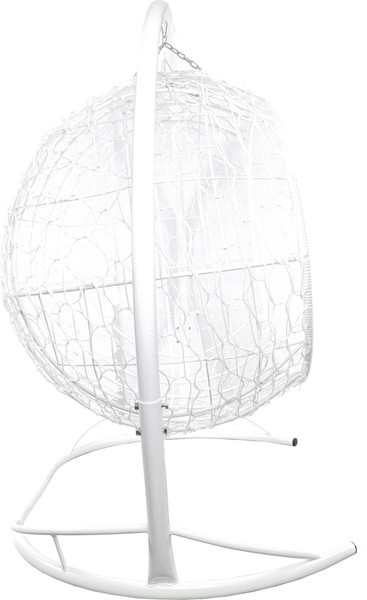 Изображение товара Диван подвесной M-Group Улей / 11210104 (белый ротанг/зеленая подушка)