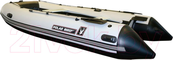 Изображение товара Надувная лодка Polar Bird Eagle PB-400E ПБ8 стеклокомпозит (черный/белый)