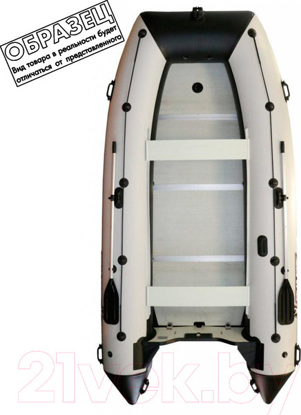 Изображение товара Надувная лодка Polar Bird Eagle PB-400E ПБ8 стеклокомпозит (черный/белый)