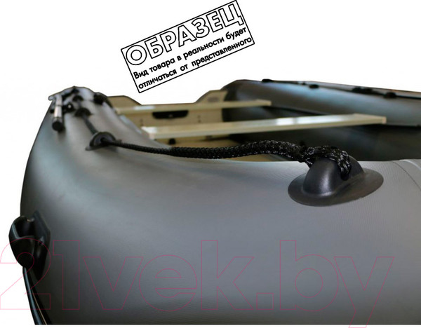 Изображение товара Надувная лодка Polar Bird Eagle PB-400E ПБ8 стеклокомпозит (черный/белый)