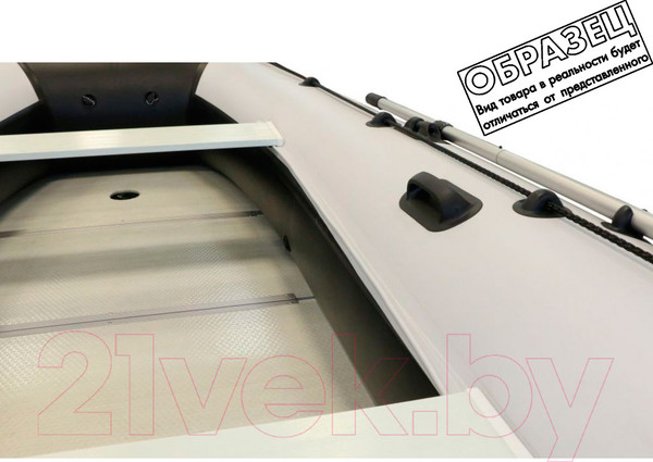 Изображение товара Надувная лодка Polar Bird Eagle PB-400E ПБ8 стеклокомпозит (черный/белый)