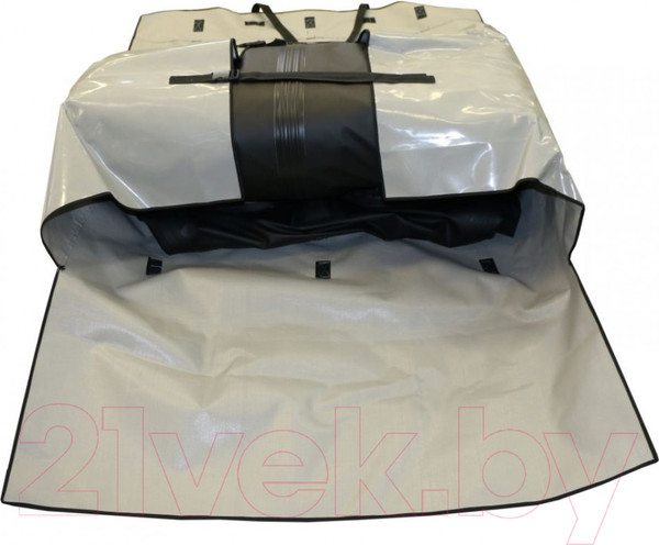 Изображение товара Надувная лодка Polar Bird Eagle PB-400E ПБ8 стеклокомпозит (черный/белый)