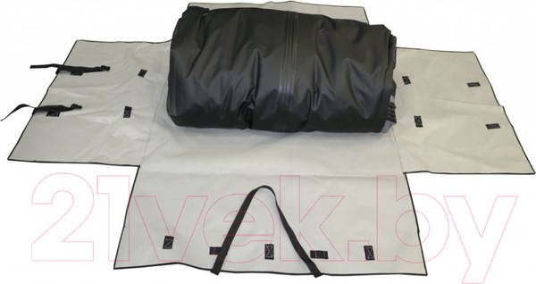 Изображение товара Надувная лодка Polar Bird Eagle PB-400E ПБ8 стеклокомпозит (черный/белый)