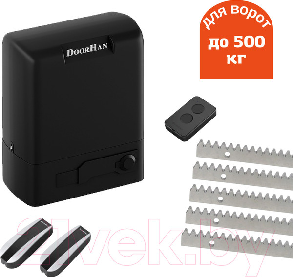 Изображение товара Привод для ворот DoorHan Sliding-500 комплект №5/1 (фотоэлемент, рейка 5м)