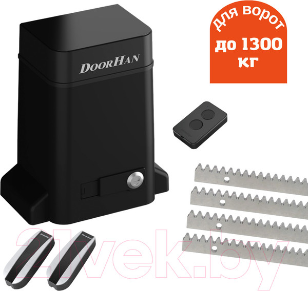 Изображение товара Привод для ворот DoorHan Sliding-1300PRO комплект №5/1 (фотоэлемент, рейка 4м)