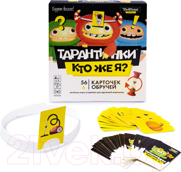 Изображение товара Настольная игра Tom Toyer Тарантинки Кто же Я? / 04781