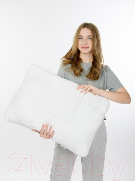 Изображение товара Подушка для сна Familytex ПСУ2 Средняя с волнообразной перегородкой (45x65)
