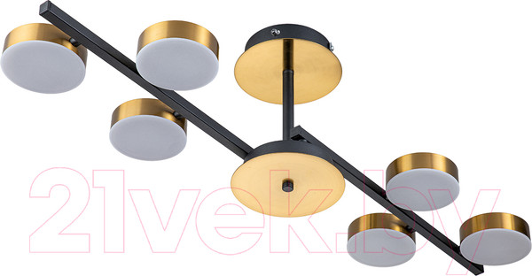 Изображение товара Потолочный светильник ESCADA 10266/6LED (черный/латунь)