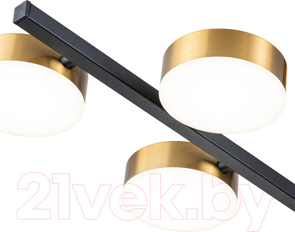 Изображение товара Потолочный светильник ESCADA 10266/6LED (черный/латунь)