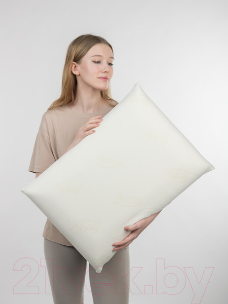 Изображение товара Подушка для сна Familytex ППУМ с памятью формы (40x60x12, тройной трикотаж)