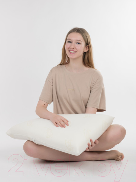 Изображение товара Подушка для сна Familytex ППУМ с памятью формы (40x60x12, тройной трикотаж)