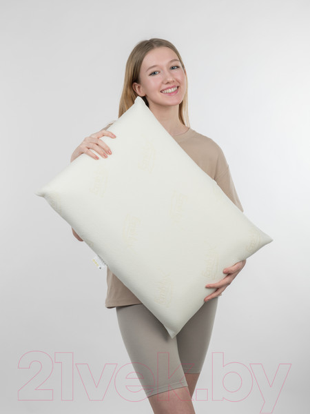 Изображение товара Подушка для сна Familytex ППУМ с памятью формы (40x60x12, тройной трикотаж)