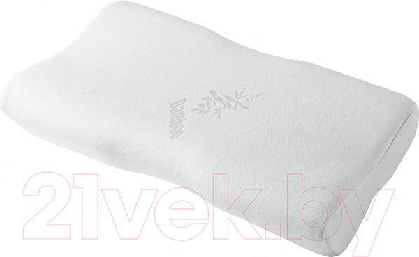 Изображение товара Подушка для сна Familytex ППУМ с памятью формы (60x33x10/12, бамбук)
