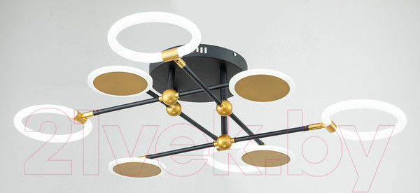 Изображение товара Люстра ESCADA 10247/8LED (черный/золото)