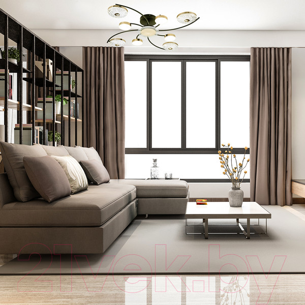 Изображение товара Люстра ESCADA 10208/8LED (черный/золото)