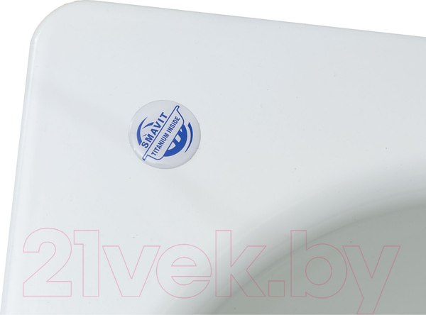 Изображение товара Ванна стальная Smavit Cassia Titanium Inside 170x70 с шумоизоляцией