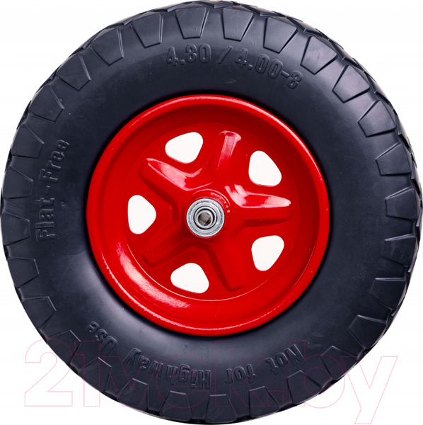 Изображение товара Колесо для тачки Fachmann Garten 4.80/4.00-8 подшипник D12мм / 05.064 (серый)