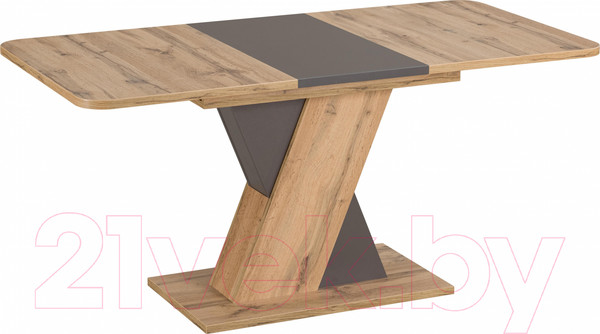 Изображение товара Обеденный стол Signal Exel D 140-180x85 (дуб артизан/антрацит)