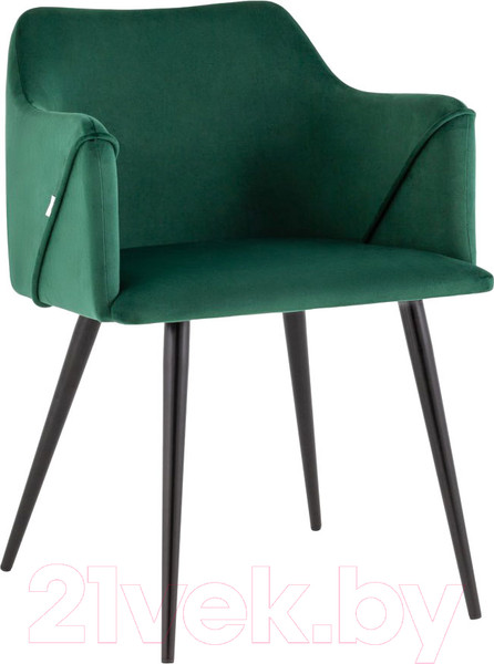 Изображение товара Стул Stool Group Джоэл с подлокотниками / vd-joel-b19 (велюр зеленый)