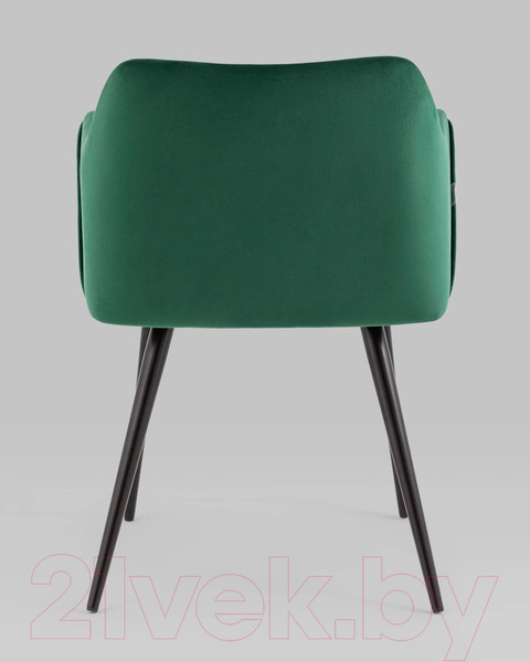 Изображение товара Стул Stool Group Джоэл с подлокотниками / vd-joel-b19 (велюр зеленый)