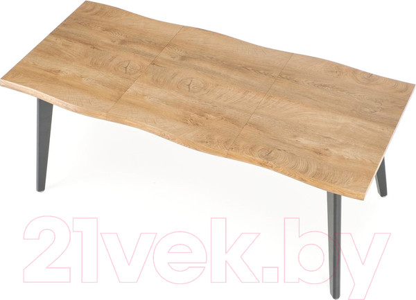 Изображение товара Обеденный стол Halmar Dickson 2 150-210x90x75 (натуральный/черный)