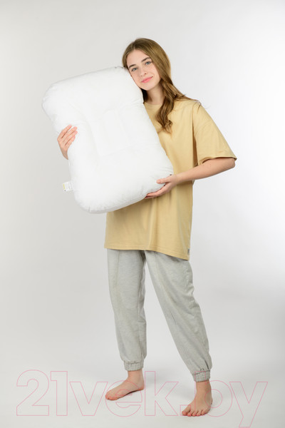 Изображение товара Подушка для сна Familytex ПСС4 Разновысокая овальная (45x65)