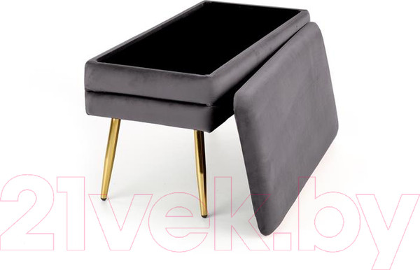 Изображение товара Банкетка Halmar Velva (серый/золото)