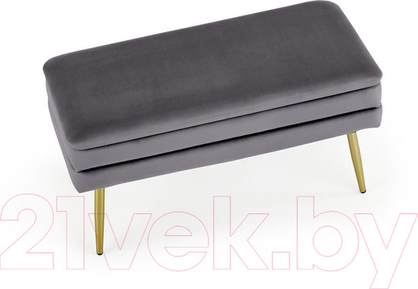 Изображение товара Банкетка Halmar Velva (серый/золото)