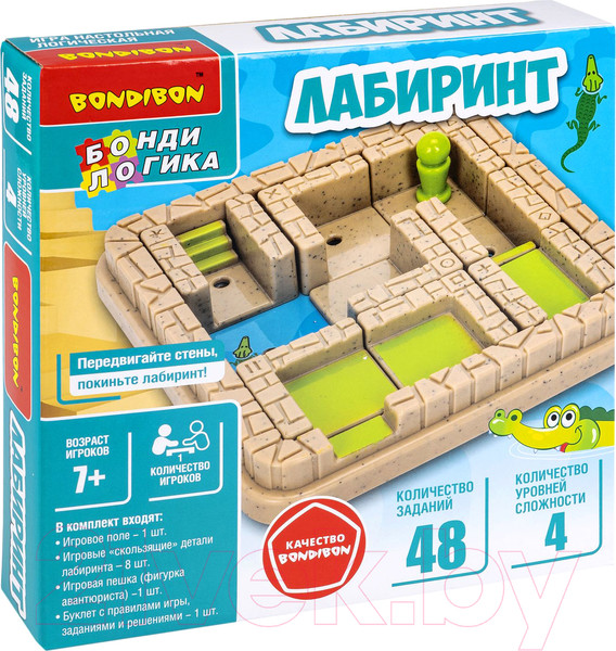 Изображение товара Настольная игра Bondibon БондиЛогика Лабиринт / ВВ6012