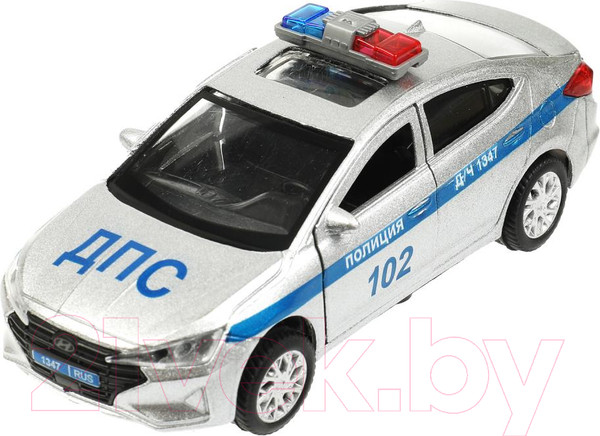Изображение товара Автомобиль игрушечный Технопарк Hyundai Elantra Полиция / ELANTRA-12SLPOL-SR