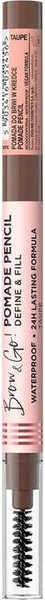 Изображение товара Карандаш для бровей Eveline Cosmetics Помaда Brow & Go! Taupe